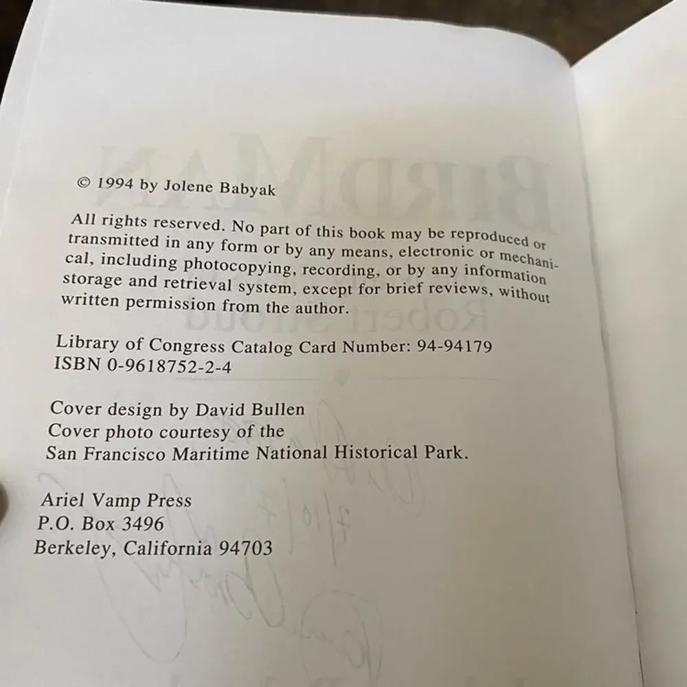 Bird Man of Alcatraz‎ Robert Stroud Signed